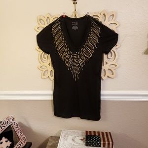 Beaded tee shirt